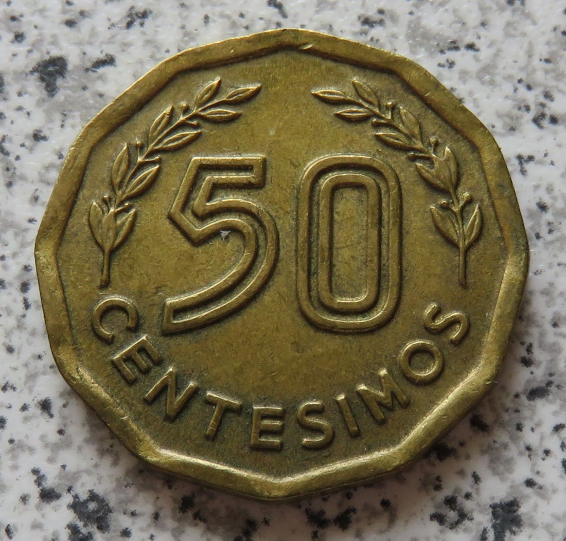  Uruguay 50 Centesimos 1977   