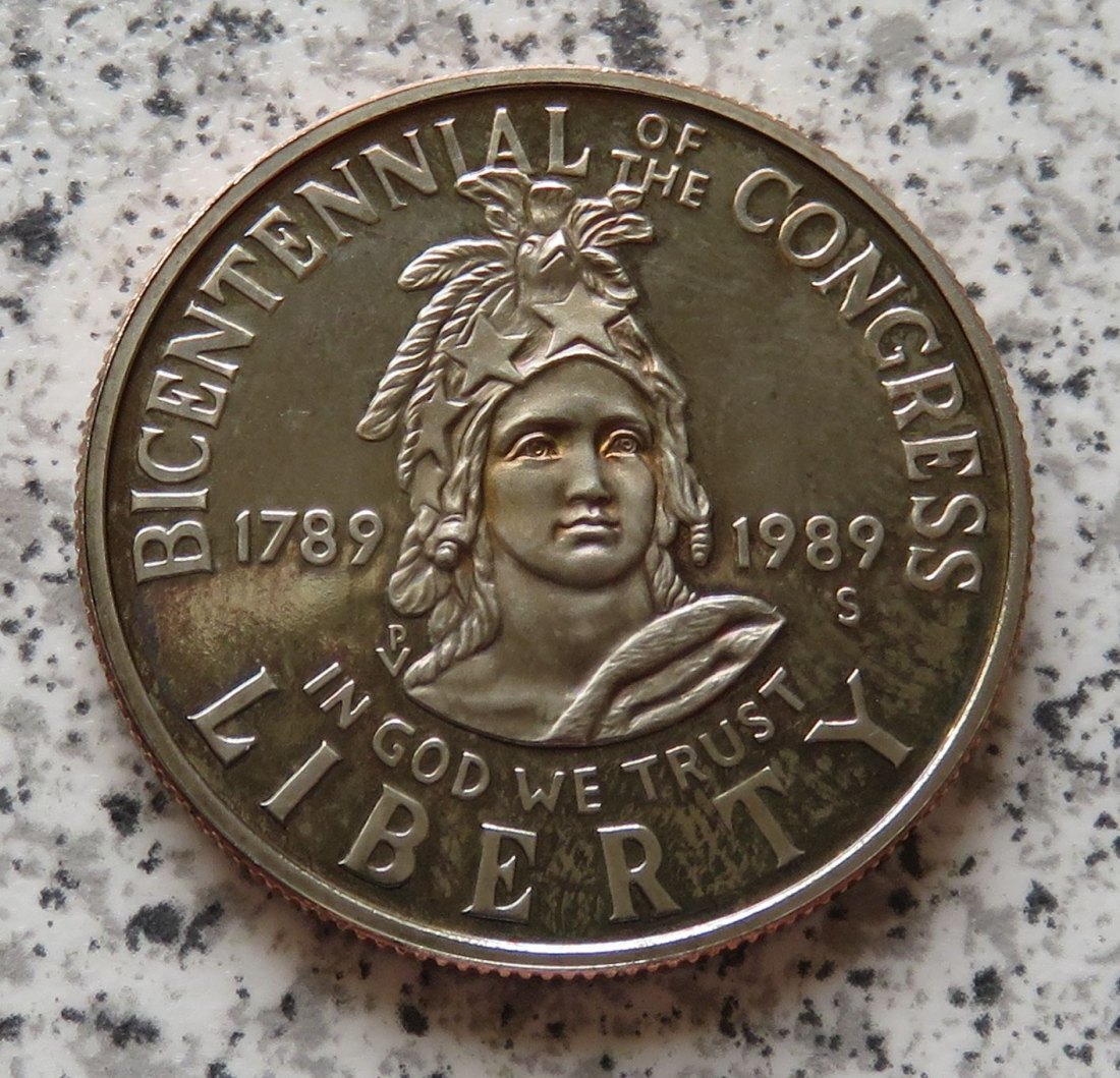  USA half Dollar 1989 S   