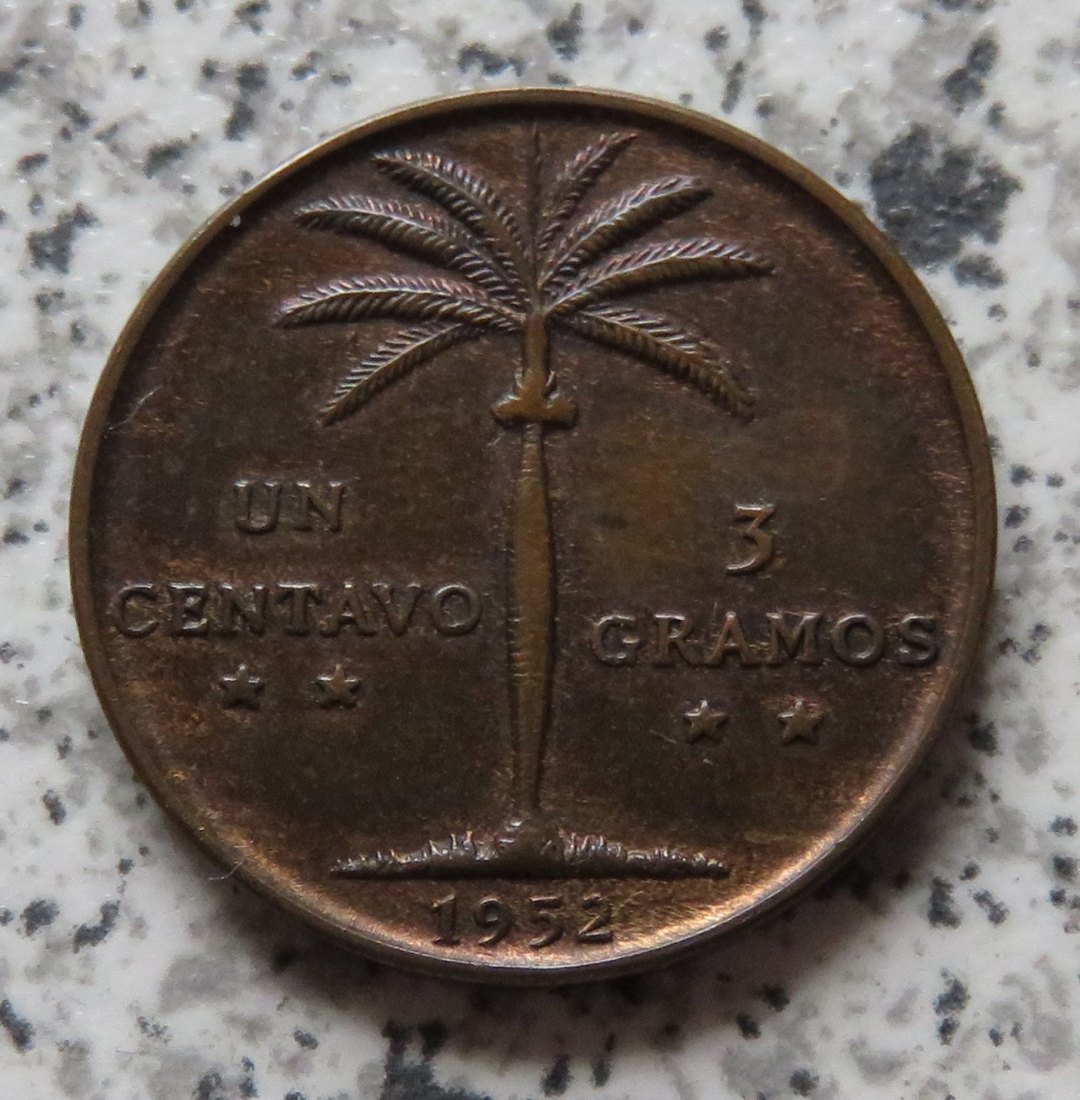  Dominikanische Republik 1 Centavo 1952   