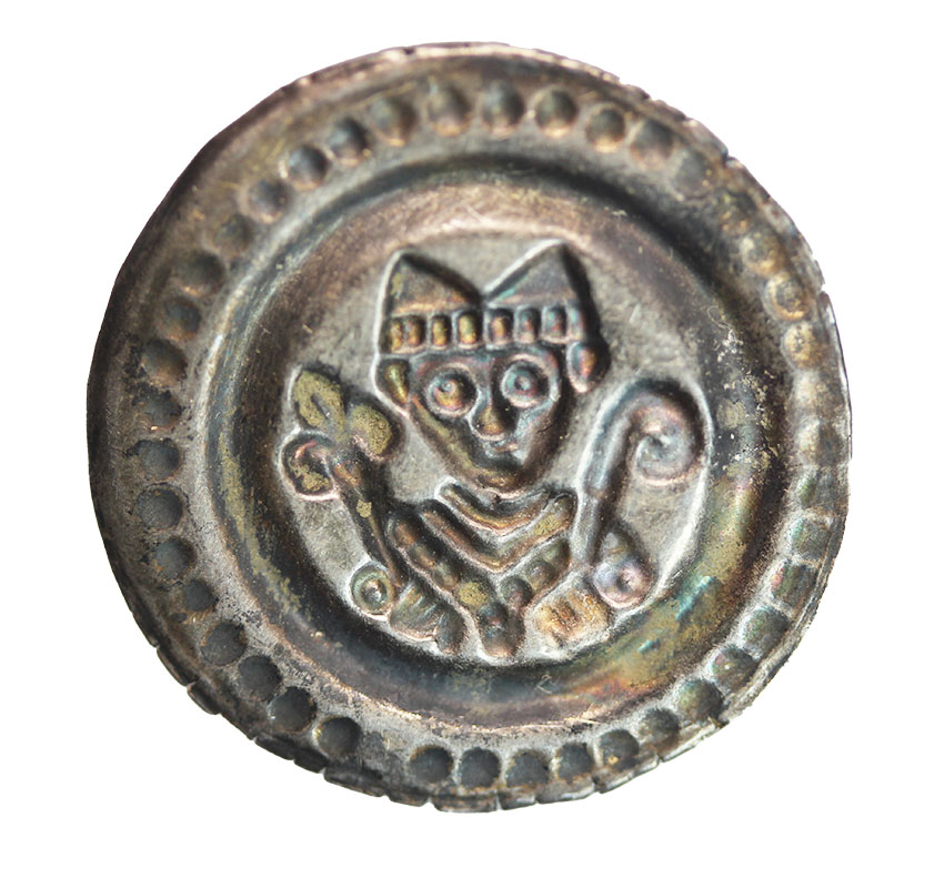  Konstanz Bischöfliche Münzstätte - Brakteat um 1260, Bischof Eberhard I,   
