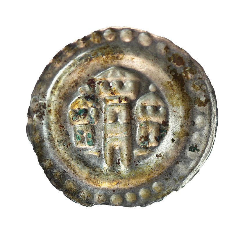  Ravensburg, königliche Münzstätte - Brakteat um 1250-1270,, 0,33 g.   