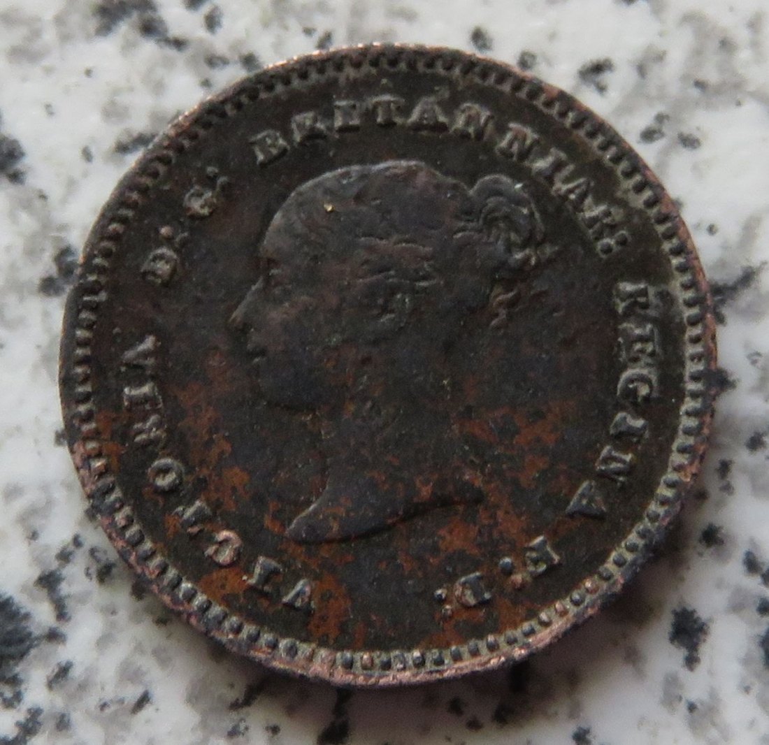  Großbritannien Quarter Farthing 1852 / Großbritannien 1/4 Farthing 1852, selten   