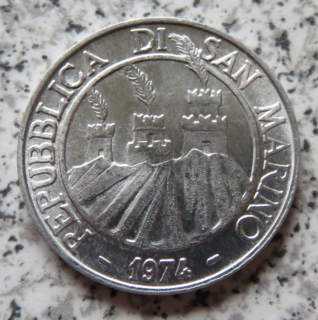  San Marino 10 Lire 1974   