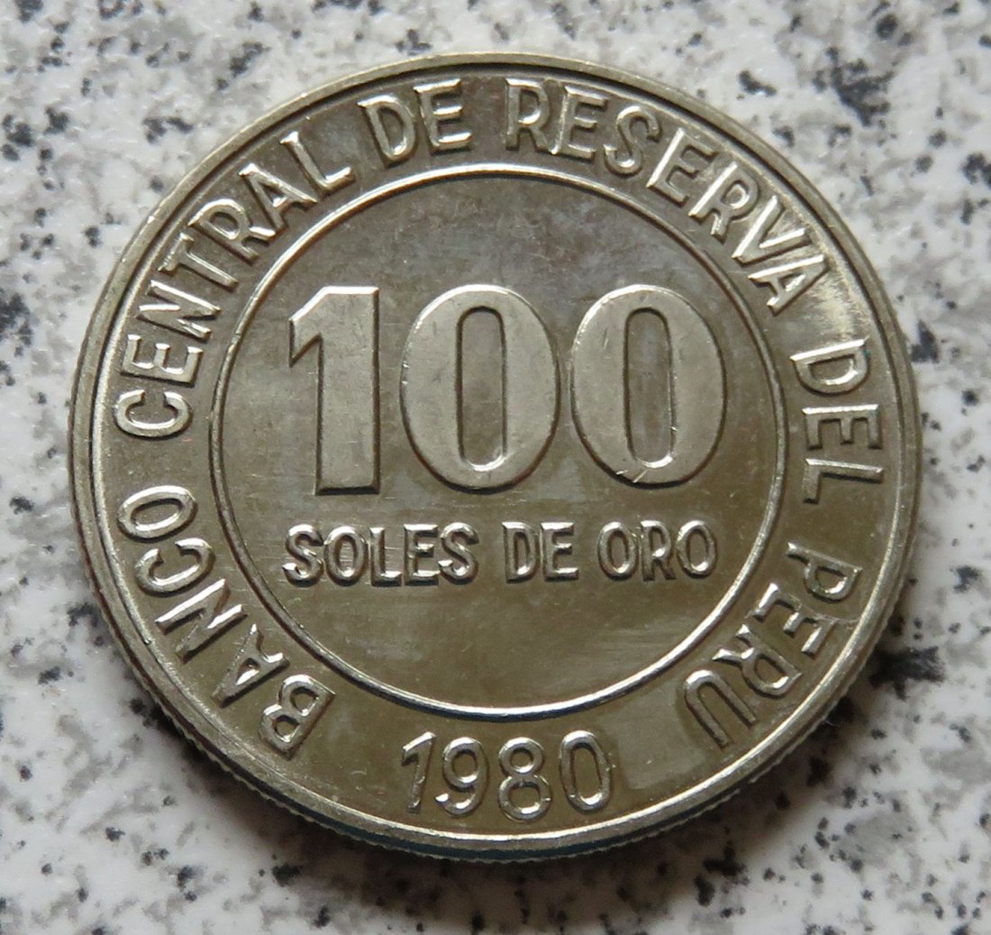  Peru 100 Soles 1980   
