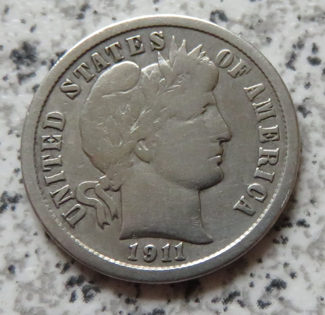  USA 1 Dime 1911 / USA 10 Cents 1911   