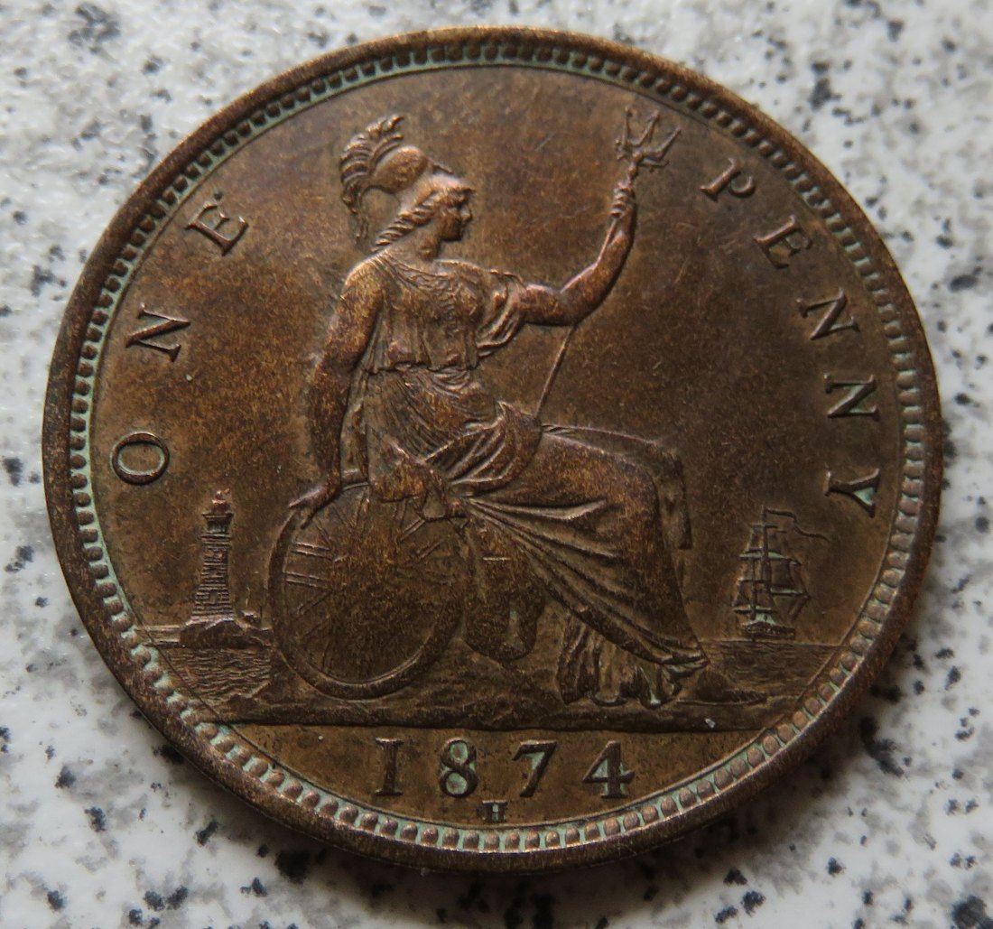  Großbritannien 1 Penny 1874 H   