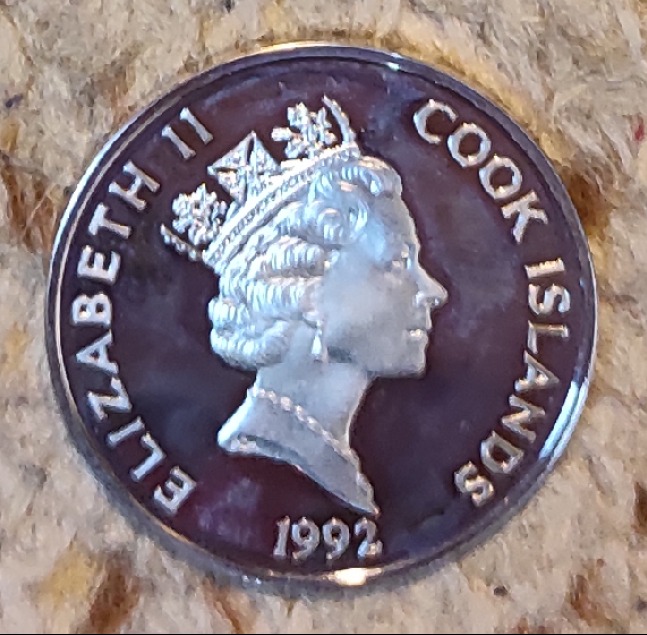 Cook Island 50 Dollars 1992, SILBER, 500. Jubiläum - Entdeckung von Amerika, Pedro Menendez de Avila   