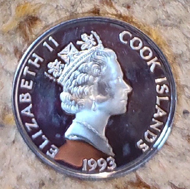  Cook Island 50 Dollar 1993, SILBER, 500. Jubiläum - Entdeckung Amerikas. José de San Martín   