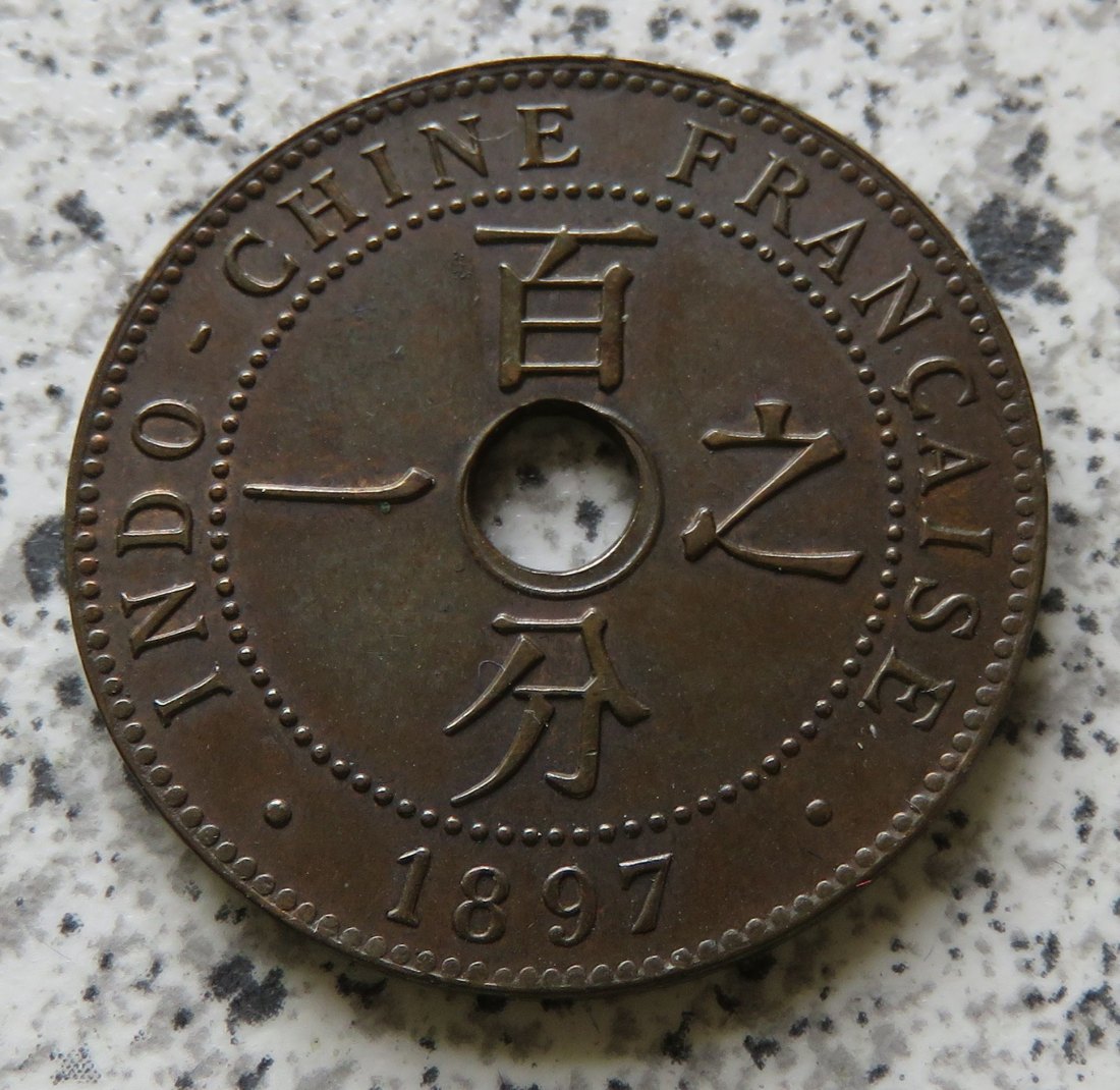 Französisch Indo-China 1 Cent 1897 A   