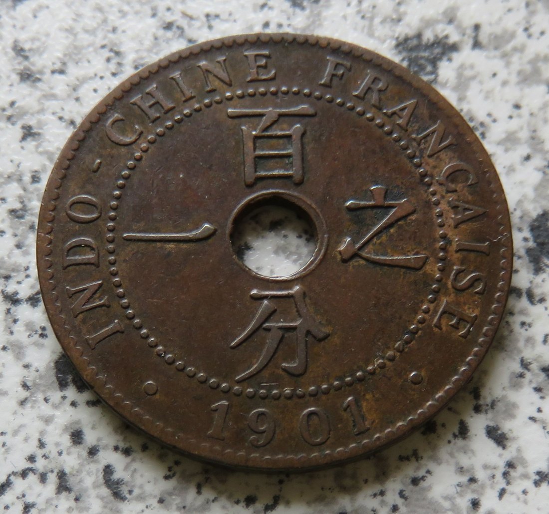  Französisch Indo-China 1 Cent 1901 A   