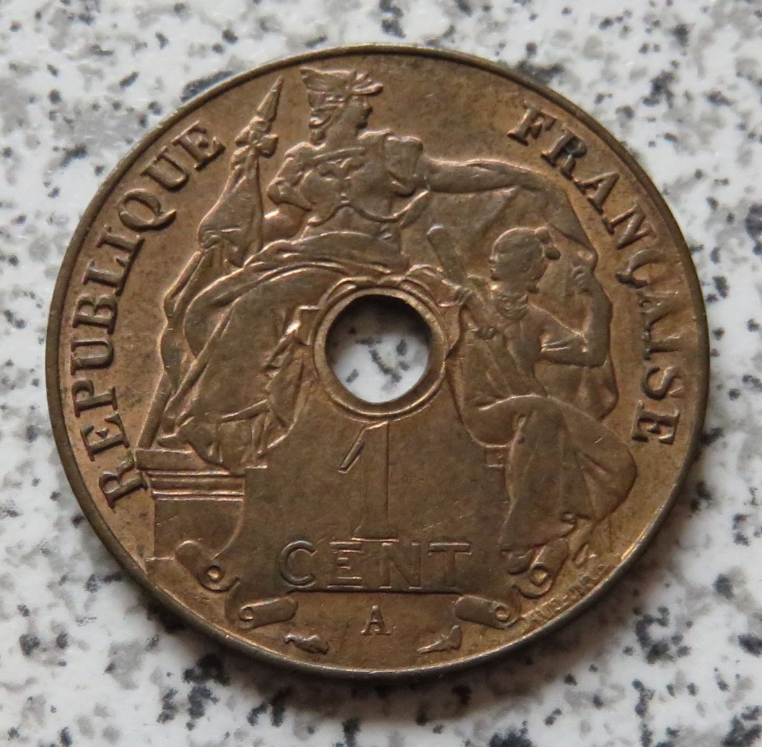  Französisch Indo-China 1 Cent 1920 A   