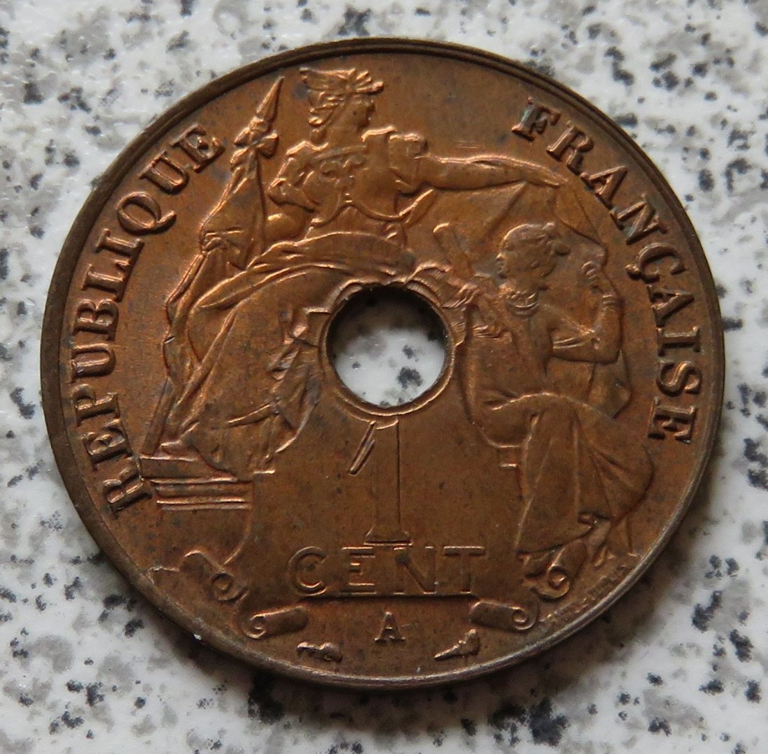  Französisch Indo-China 1 Cent 1922 A   