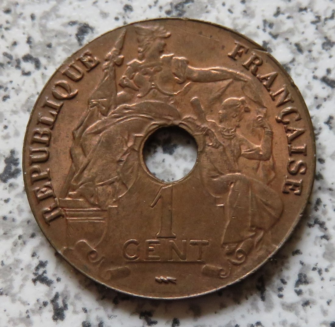  Französisch Indo-China 1 Cent 1923 A   