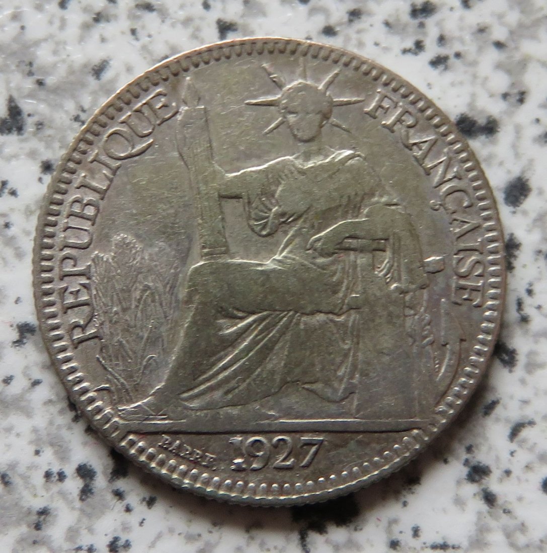  Französisch Indo-China 10 Cents 1927 A   