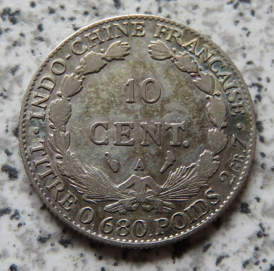  Französisch Indo-China 10 Cents 1927 A   