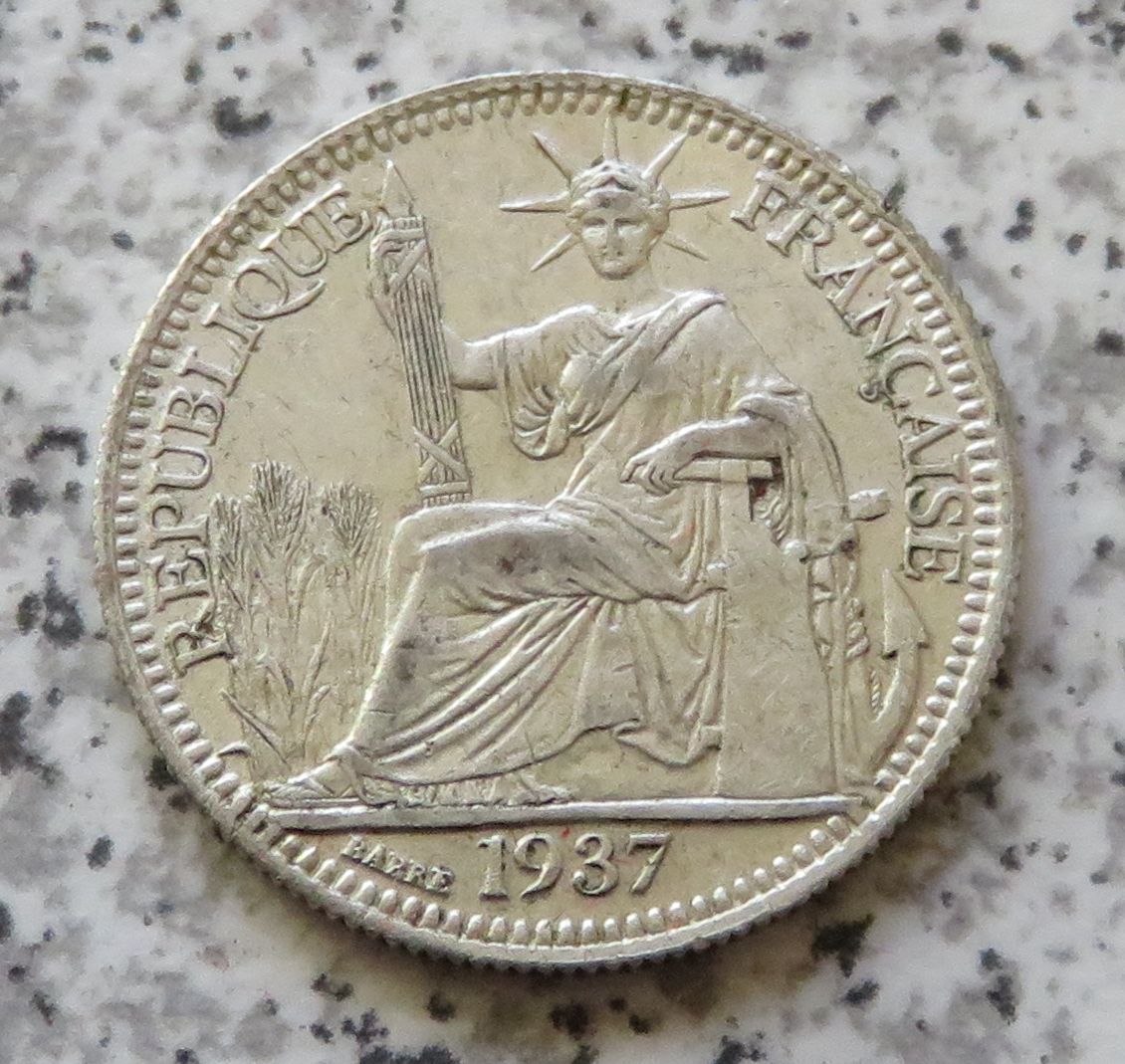  Französisch Indo-China 10 Cents 1937 A   