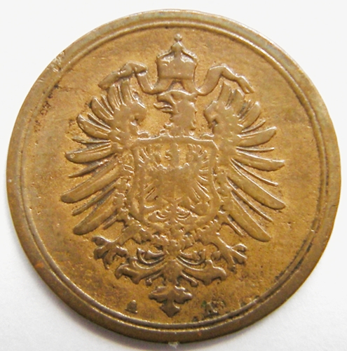  Kaiserreich, 1 Pfennig 1877 A   