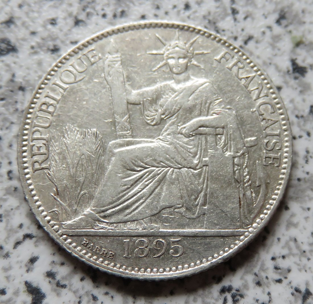  Französisch Indo-China 20 Cents 1895 A   