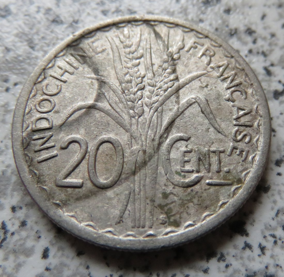  Französisch Indo-China 20 Cents 1941 S   