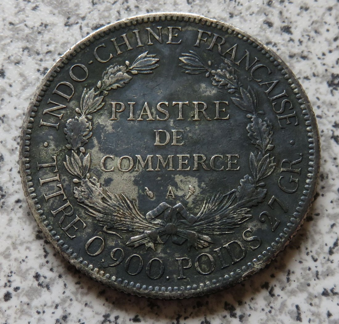  Französisch Indo-China 1 Piaster 1898   