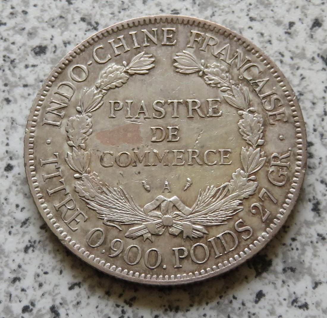  Französisch Indo-China 1 Piaster 1909   