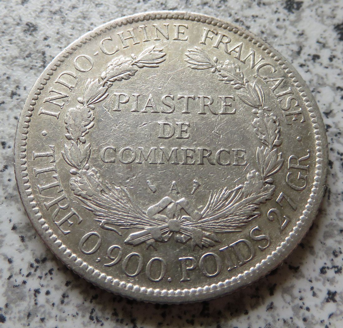  Französisch Indo-China 1 Piaster 1900   