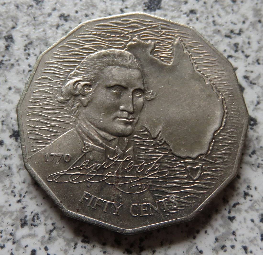  Australien 50 Cents 1970   