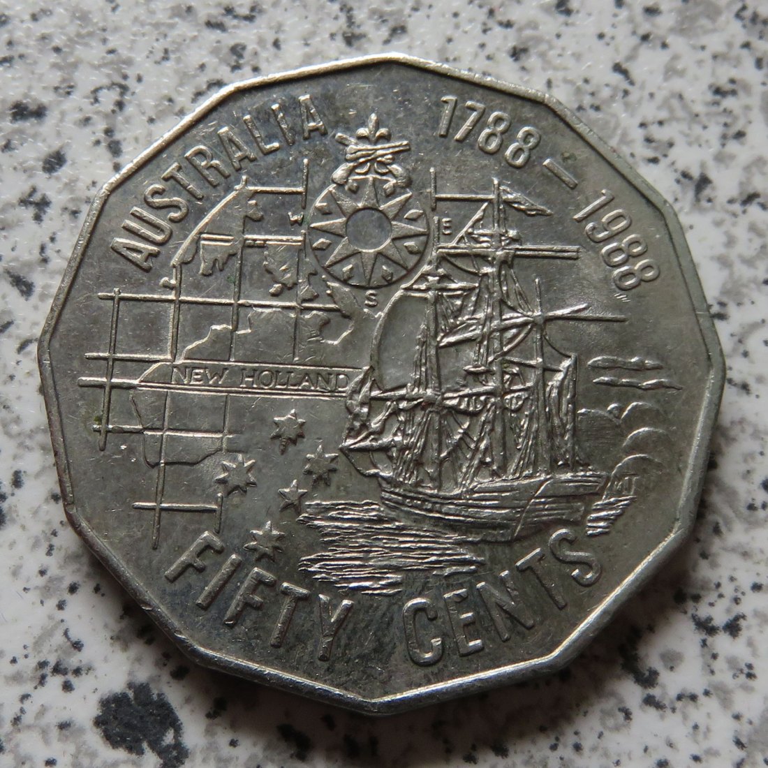  Australien 50 Cents 1988   