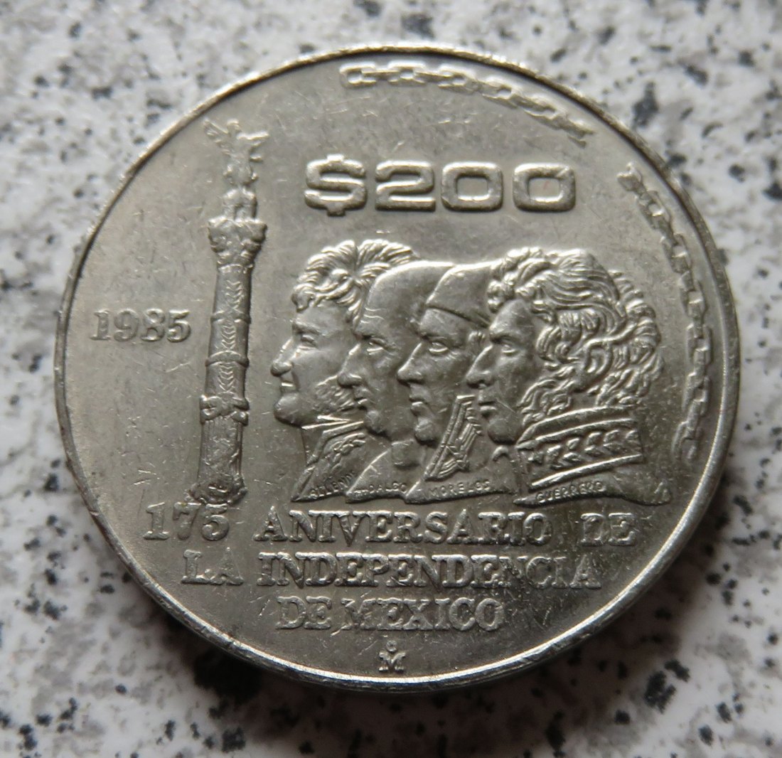  Mexiko 200 Pesos 1985   