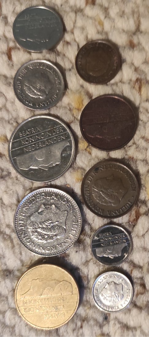  Set 044: Niederlande Münzlot mit 10 verschiedenen Münzen   