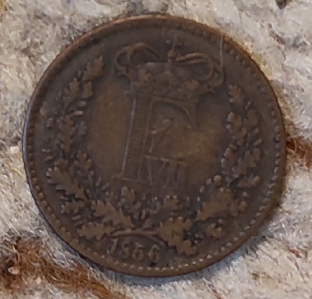  Dänemark 1 Skilling 1856   