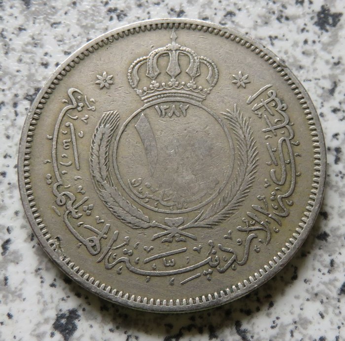  Jordanien 100 Fils 1962   
