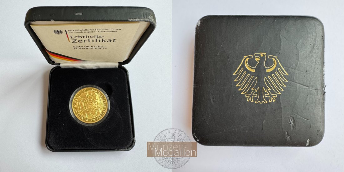  Deutschland 200 Euros 2002 F MM-Frankfurt KM#221 Feingold: 31,1g   