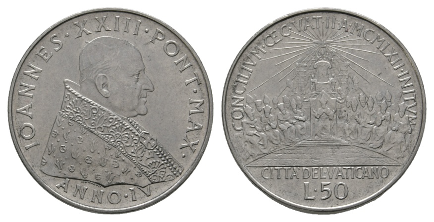  Vatican; 50 Lire   