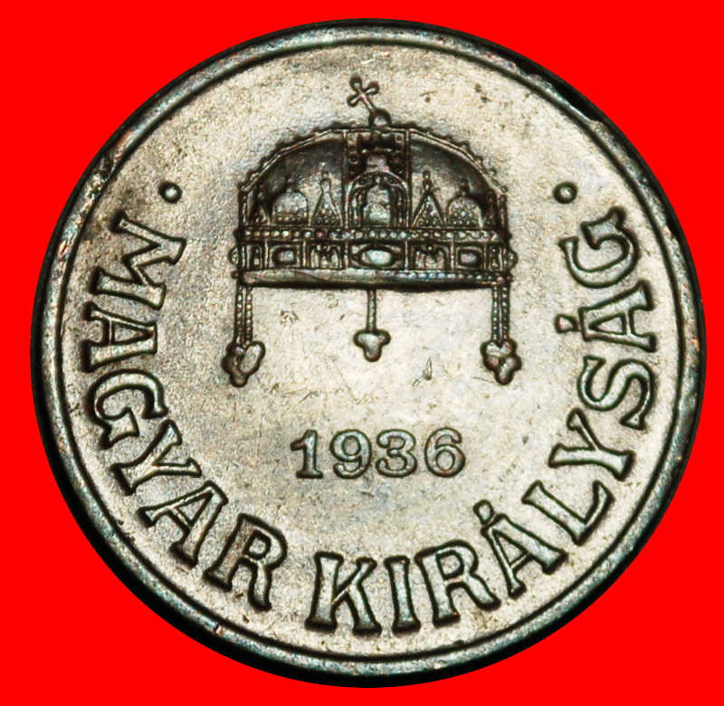  Ⰺ CROWN OF ST STEPHEN (1926-1939): HUNGARY ★ 1 FILLER 1936! HORTHY 1920-1944★LOW START ★ NO RESERVE!   