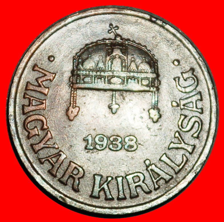  Ⰺ CROWN OF ST STEPHEN (1926-1939): HUNGARY ★ 1 FILLER 1938! HORTHY 1920-1944★LOW START ★ NO RESERVE!   