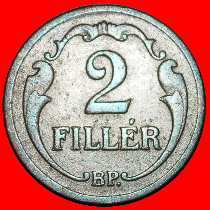 Ⰺ STEPHANSKRONE (1926-1940): UNGARN ★ 2 FILLER 1930! HORTHY (1920-1944)★OHNE VORBEHALT