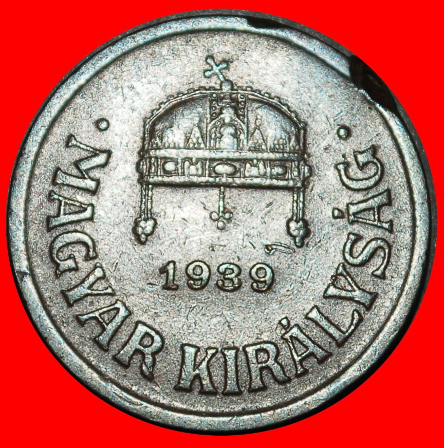 Ⰺ STEPHANSKRONE (1926-1940): UNGARN ★ 2 FILLER 1939! HORTHY (1920-1944)★OHNE VORBEHALT