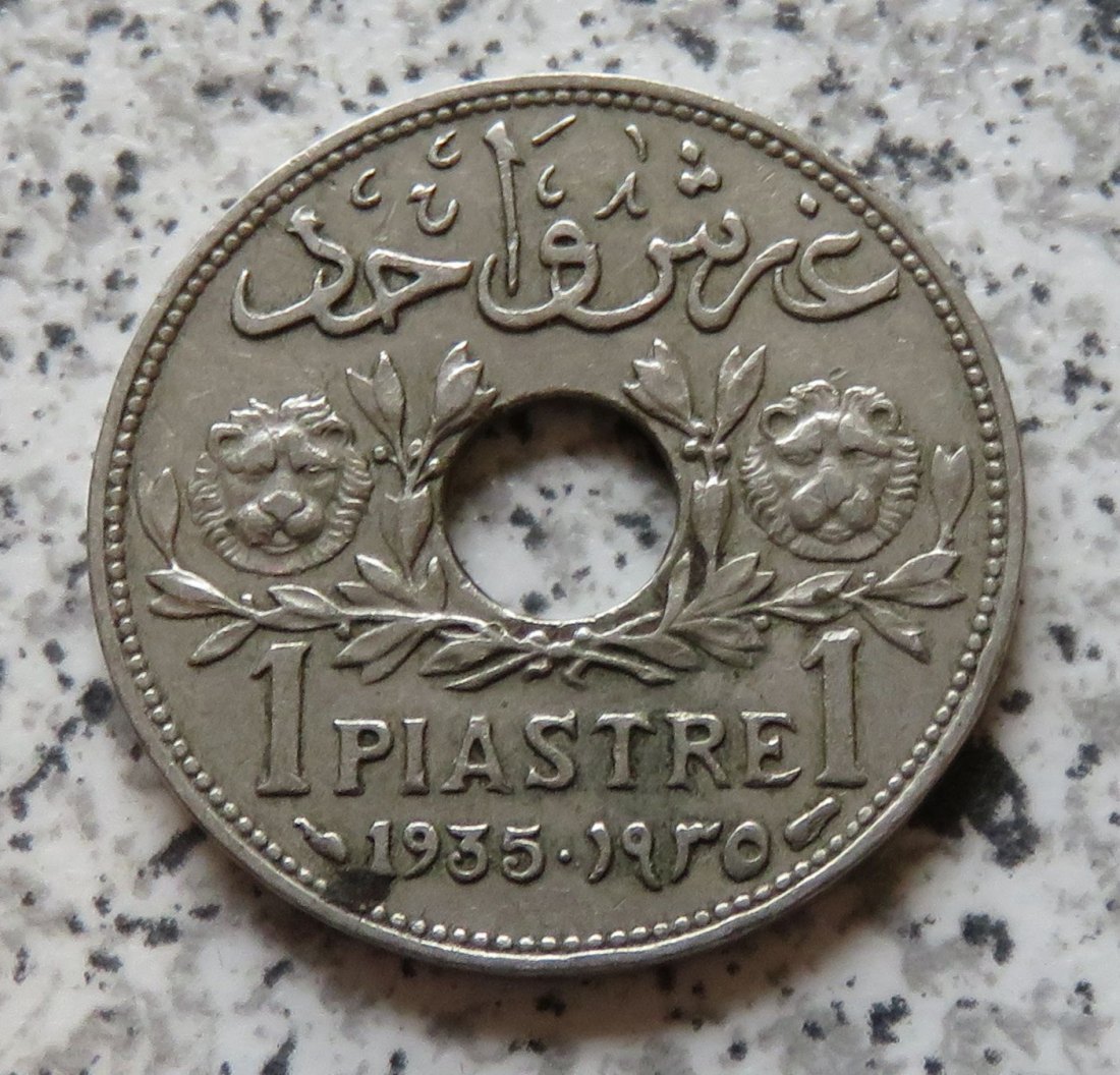 Syrien 1 Piaster 1935   