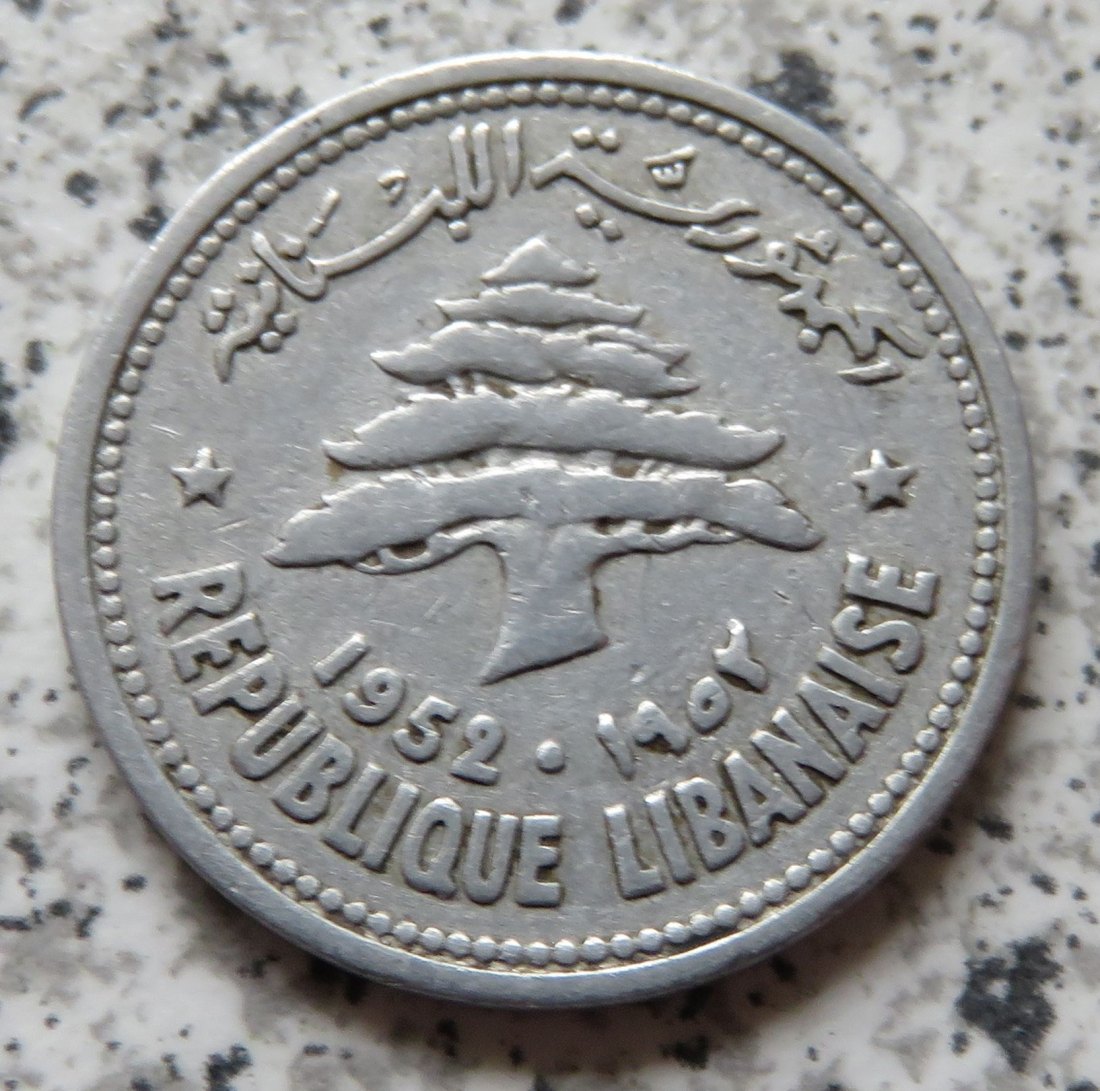  Libanon 10 Piaster 1952   