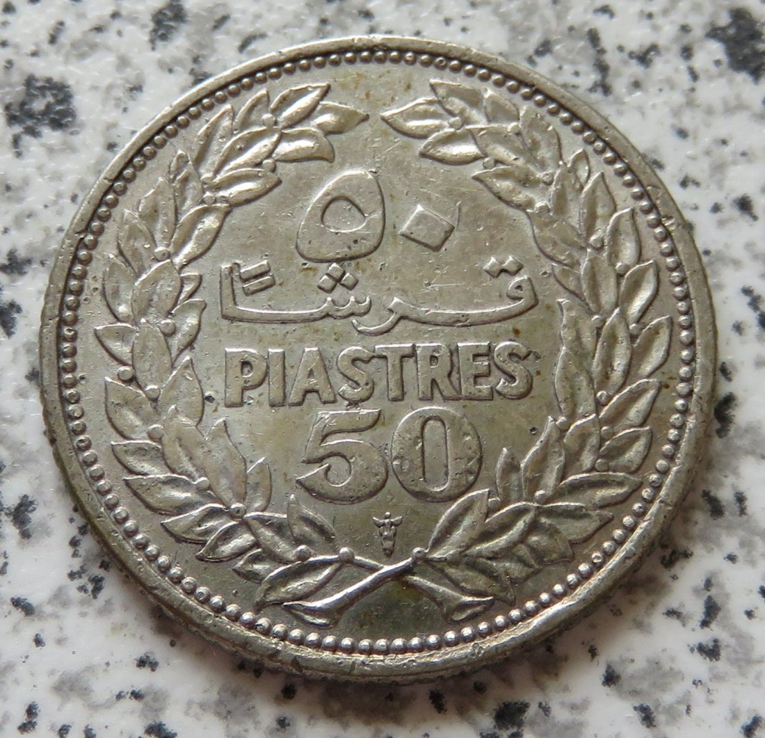 Libanon 50 Piaster 1952   