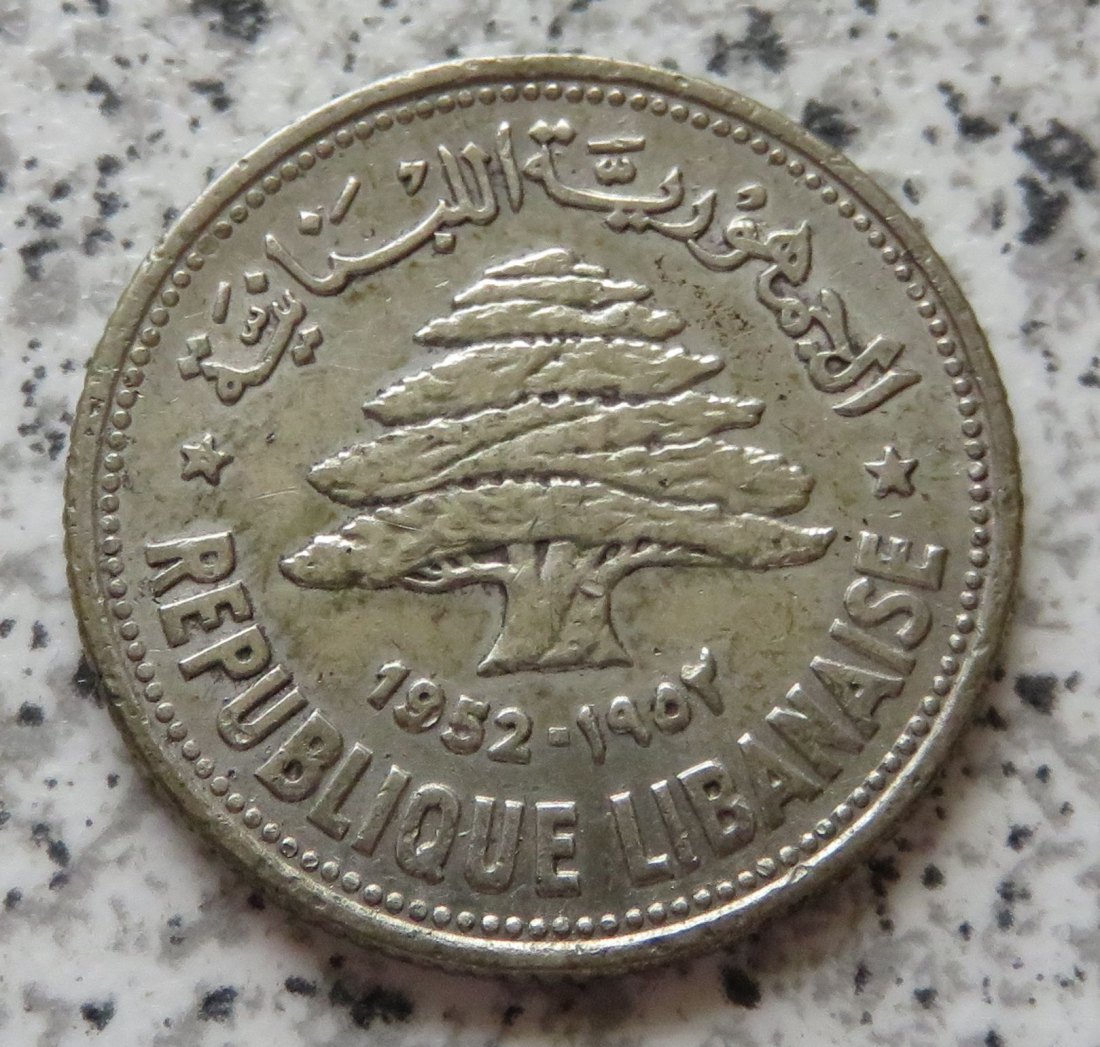  Libanon 50 Piaster 1952   