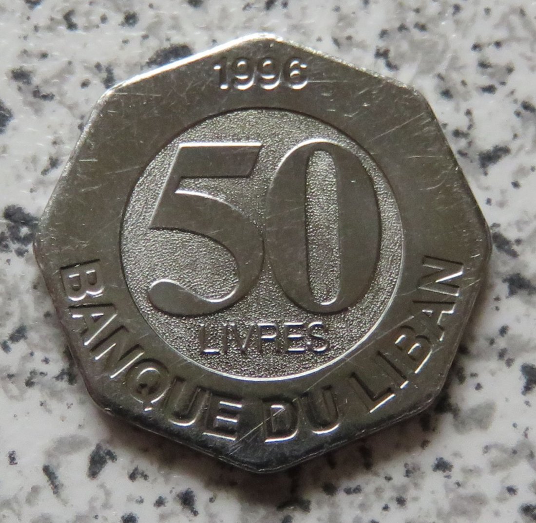  Libanon 50 Livres 1996   