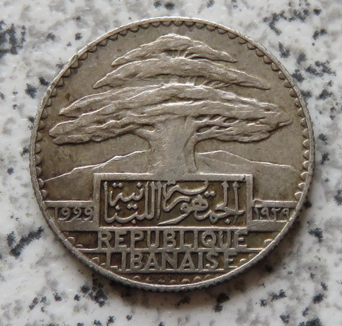  Libanon 10 Piaster 1929   