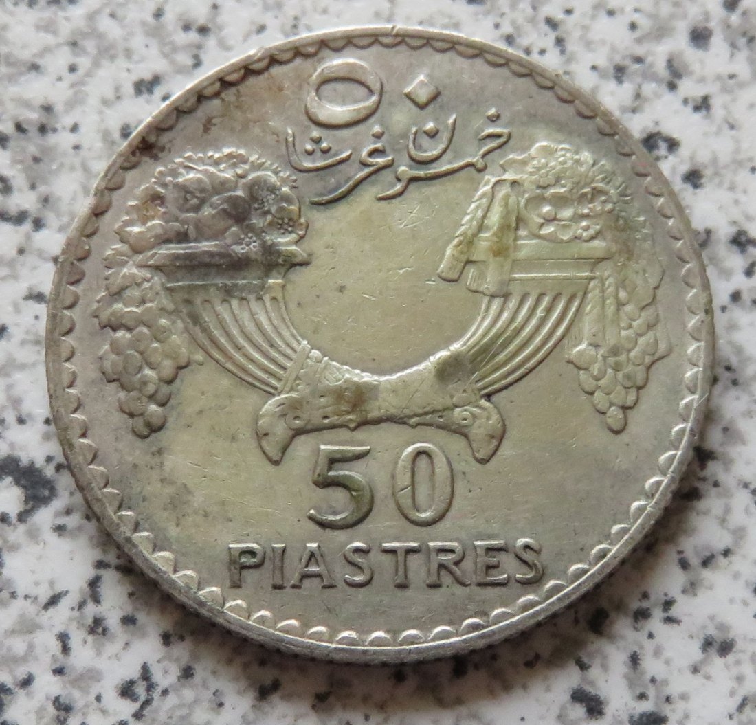  Libanon 50 Piaster 1929   