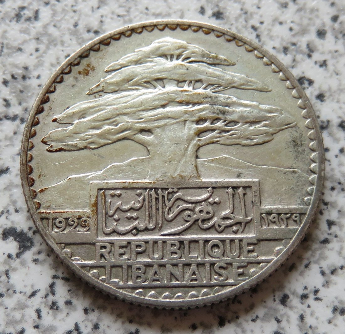  Libanon 50 Piaster 1929   