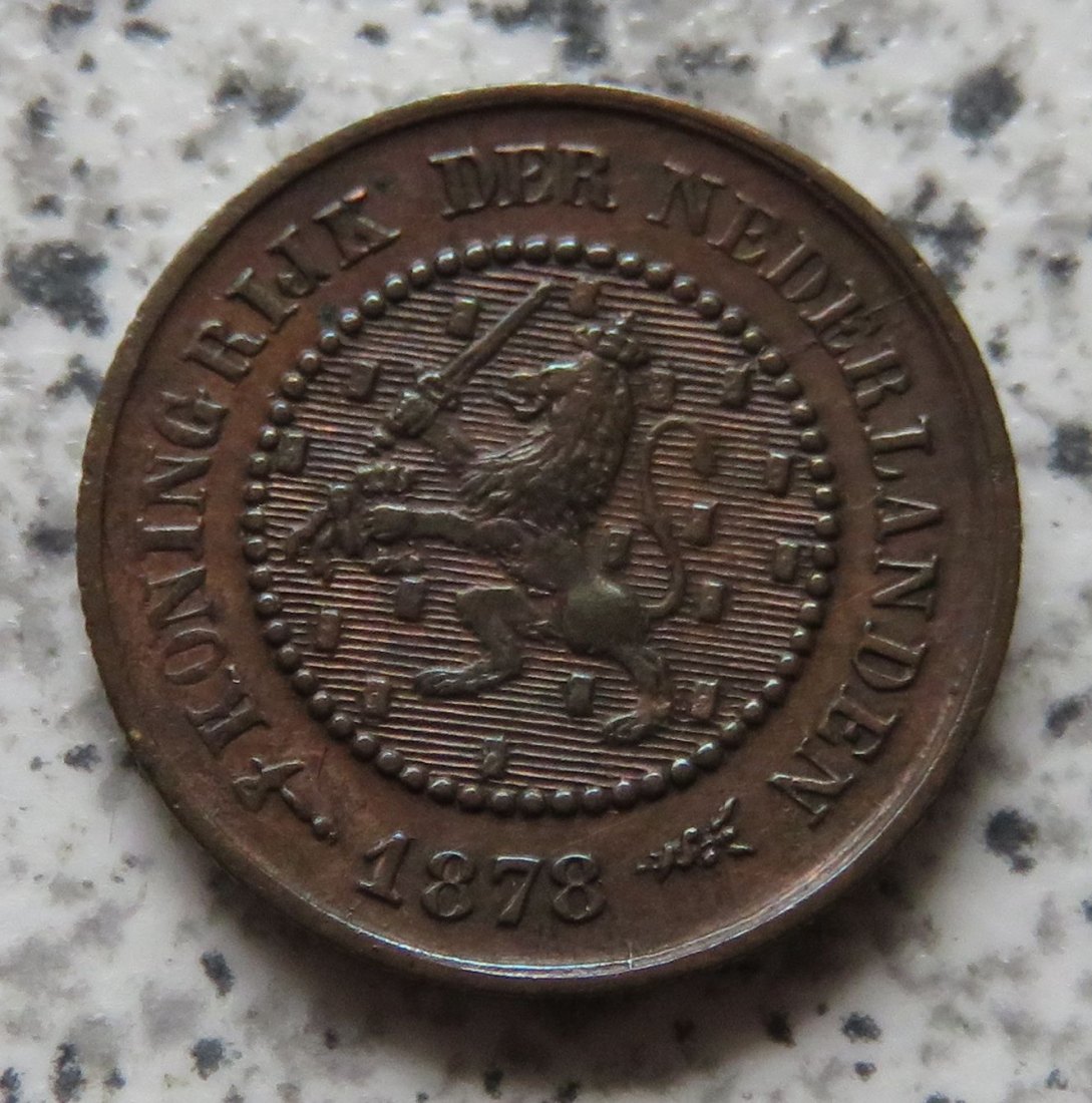  Niederlande 1/2 Cent 1878   