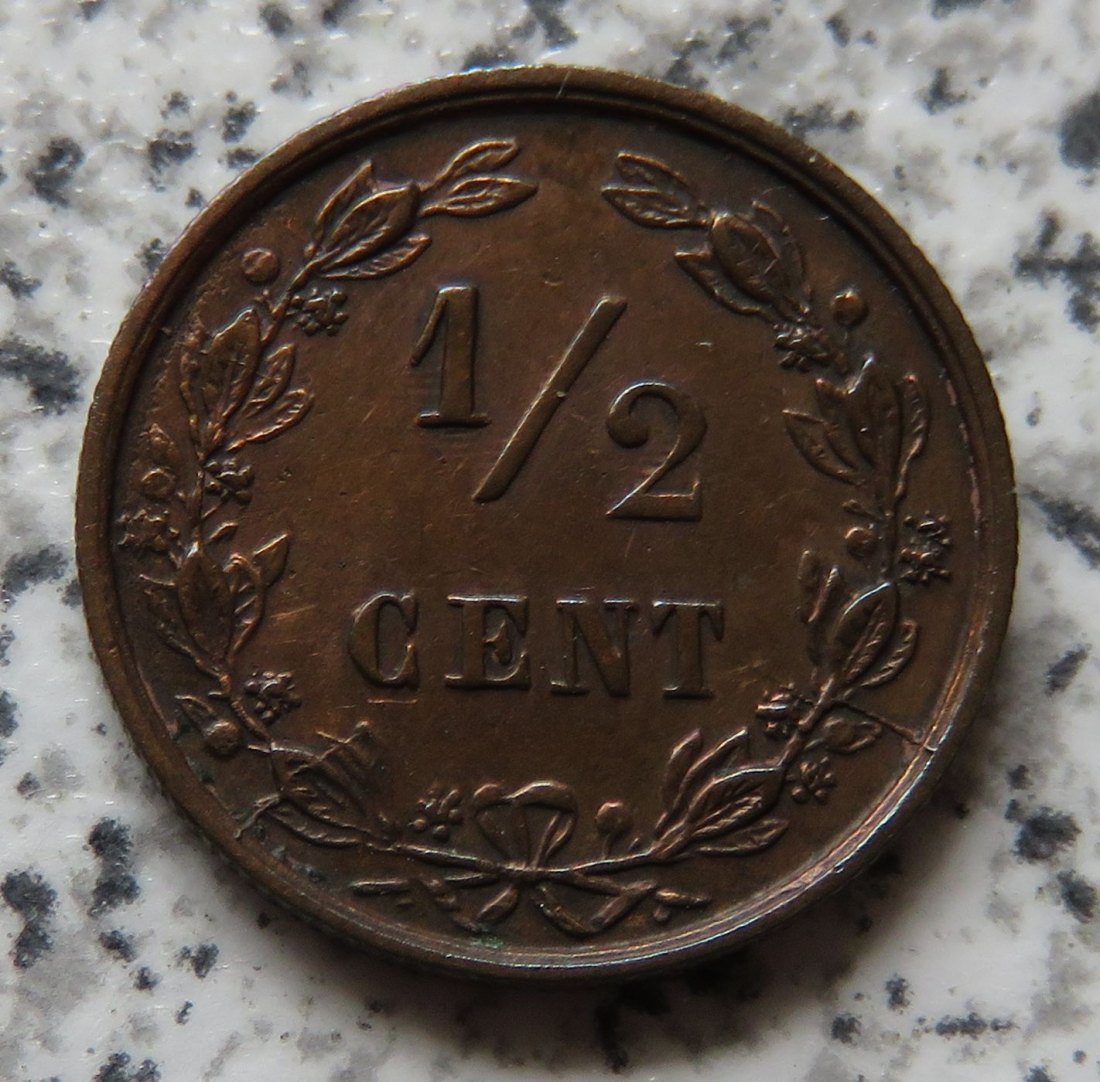  Niederlande 1/2 Cent 1878   