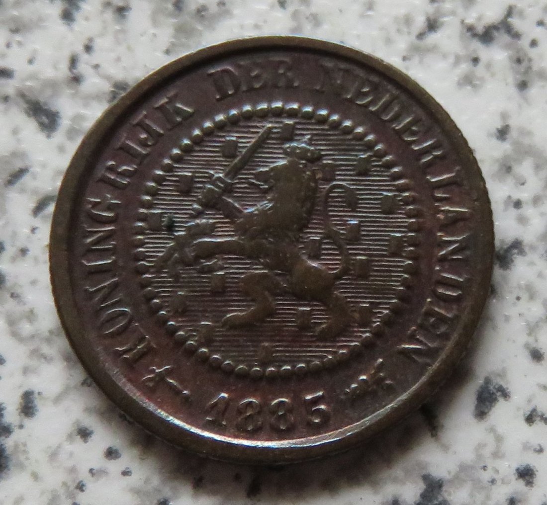  Niederlande 1/2 Cent 1885   