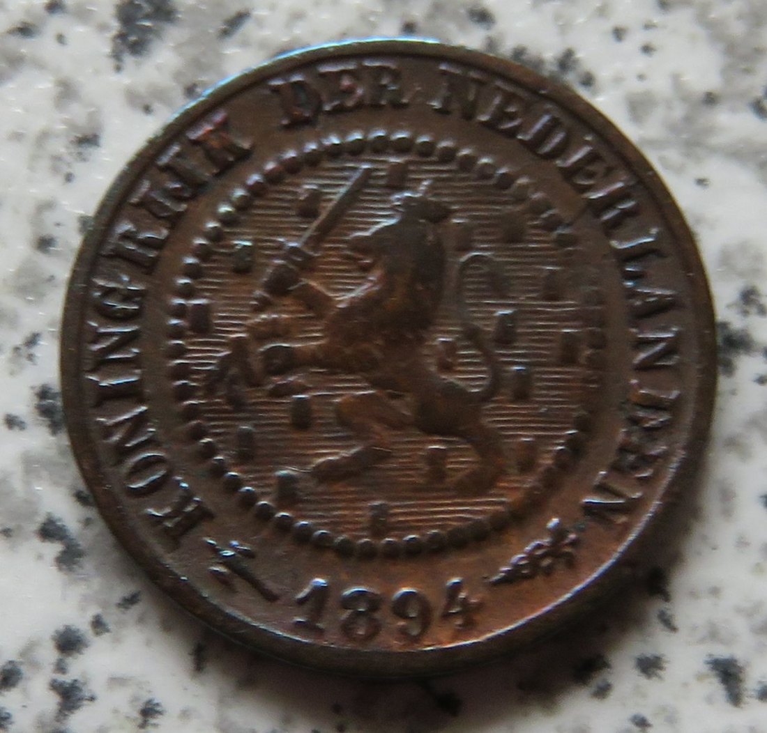  Niederlande 1/2 Cent 1894   